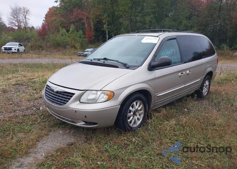 2003 Chrysler Town & Country Lxi из США, поврежденный, VIN 2C8GP54L93R372831